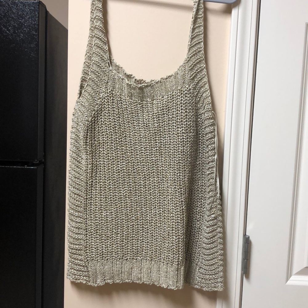 Violets by Mango knit tank large